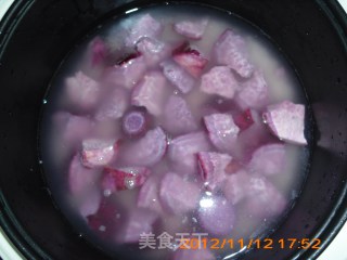 紫薯饭的做法步骤：2
