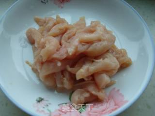 孜然鸡肉条的做法步骤：2