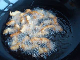 孜然鸡肉条的做法步骤：8