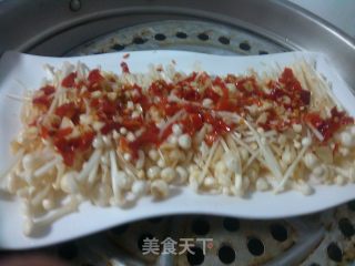 剁椒金针菇的做法步骤：7