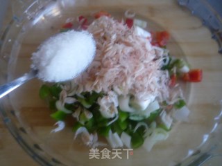 虾皮青椒的做法步骤：6