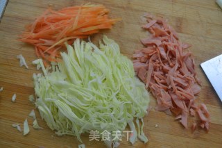 山寨日式大阪烧【什锦蔬菜饼】的做法步骤：2