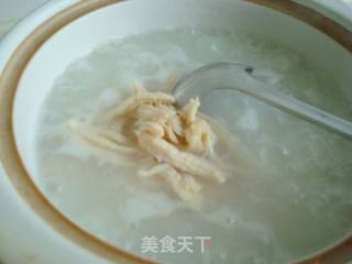 栗子鸡丝粥的做法步骤：8