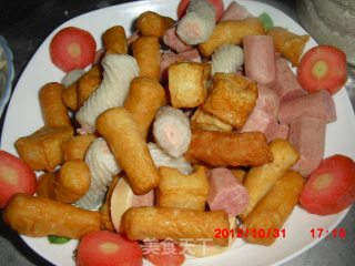 酸菜麻辣火锅的做法步骤：1