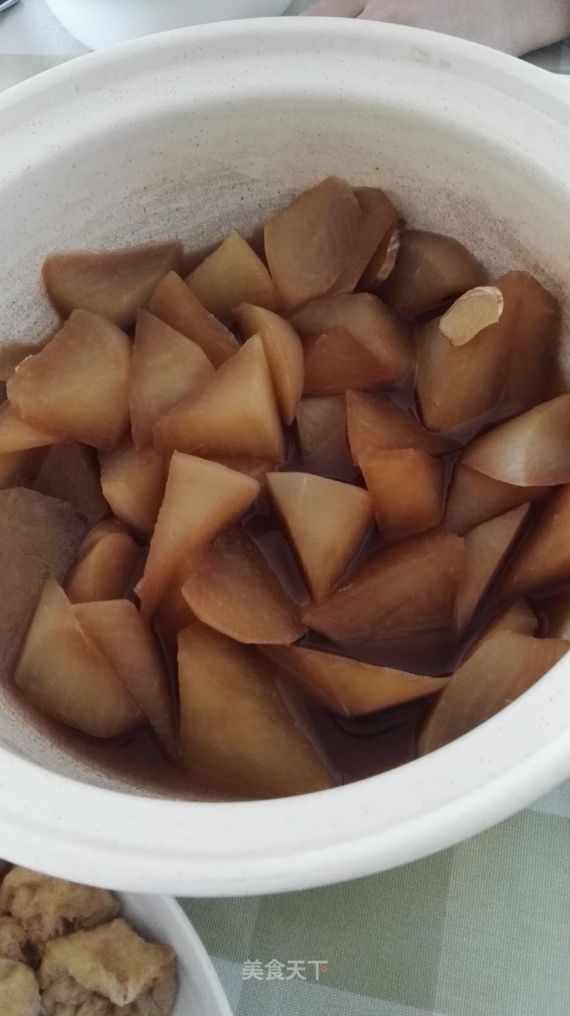 酱汁萝卜的做法