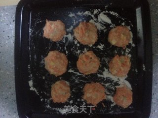 炸素丸子（胡萝卜）的做法步骤：6