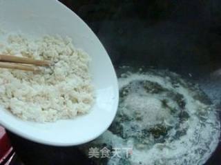 适合冬天的美味早餐-—紫菜虾皮疙瘩面的做法步骤：8