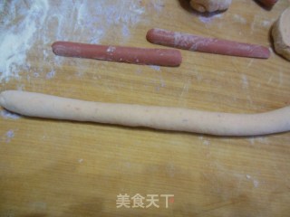 热狗卷馒头的做法步骤：8