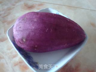 紫薯豆浆黑芝麻馅汤圆的做法步骤：1