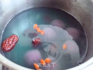 紫薯豆浆黑芝麻馅汤圆的做法步骤：13
