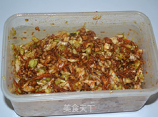 包菜胡萝卜酱肉包子的做法步骤：4