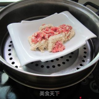 清蒸肉末霉豆腐渣的做法步骤：6