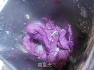 紫薯白菜蒸饺——靓的有一套的做法步骤：9