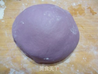 紫薯白菜蒸饺——靓的有一套的做法步骤：12