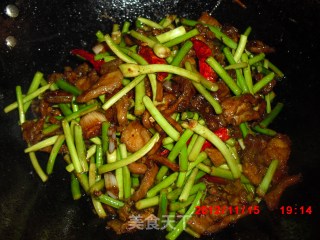 蒜薹炒肉的做法步骤：21