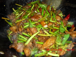 蒜薹炒肉的做法步骤：23