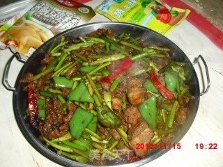 蒜薹炒肉的做法步骤：24