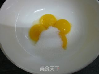 暖暖午后一抹绿[抹茶蜜豆蛋糕卷]的做法步骤：1