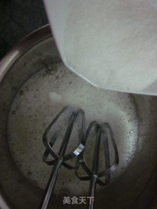 暖暖午后一抹绿[抹茶蜜豆蛋糕卷]的做法步骤：5
