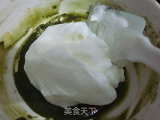 暖暖午后一抹绿[抹茶蜜豆蛋糕卷]的做法步骤：8