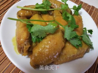 咖喱煮鸡翅的做法步骤：8