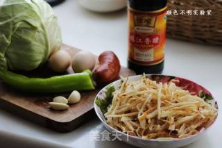 家常炒饼的做法步骤：1