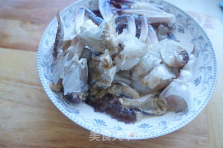 白蟹炒年糕的做法步骤：3