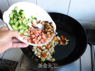蚝油五丁的做法步骤：5