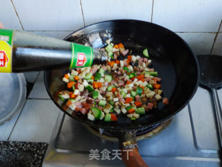 蚝油五丁的做法步骤：7