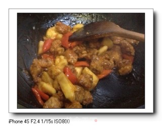 菠萝咕咾肉的做法步骤：13