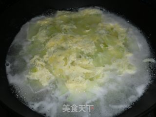 冬瓜蛋花汤的做法步骤：6