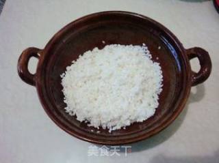 教你如何煮好砂锅饭——豆浆五彩砂锅饭的做法步骤：5