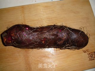酥炸紫山药的做法步骤：1