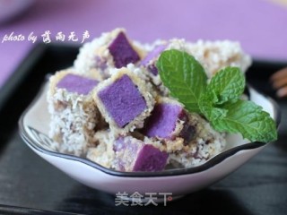 酥炸紫山药的做法步骤：8