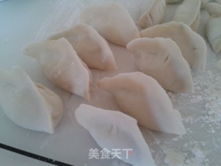 鲜美多汁——韭菜鸡蛋虾皮饺子的做法步骤：6