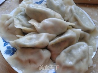 鲜美多汁——韭菜鸡蛋虾皮饺子的做法步骤：7