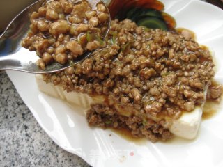 肉末皮蛋拌豆腐的做法步骤：9