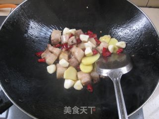 干豆角烧肉的做法步骤：8