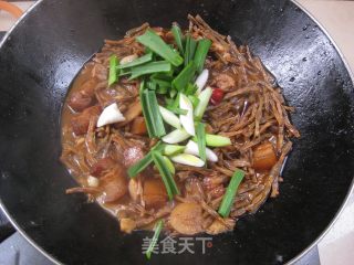 干豆角烧肉的做法步骤：13