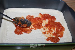 【黑椒牛柳披萨】---享受不同的味道的做法步骤：14