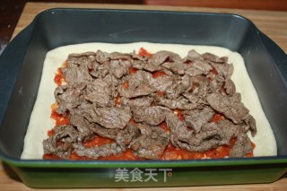 【黑椒牛柳披萨】---享受不同的味道的做法步骤：15