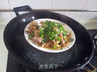 黄花菜蒸滑鸡的做法步骤：7