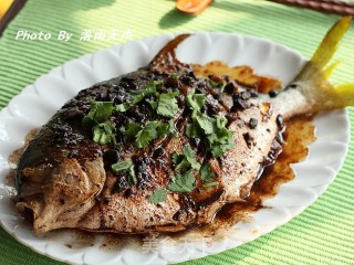 豆豉黄鲳鱼的做法步骤：9