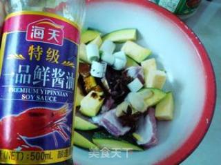 电饭煲懒人菜——排骨焖南瓜的做法步骤：6