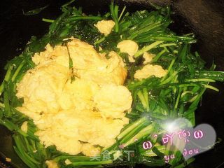 韭菜炒鸡蛋的做法步骤：5