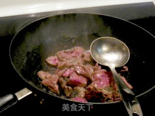 兰豆牛肉片的做法步骤：7