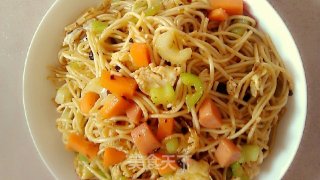 美味炒面的做法步骤：9