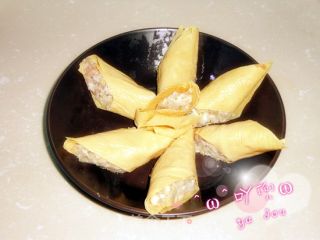油豆皮肉卷的做法步骤：4