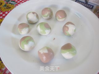 彩色版の【琉璃汤圆】的做法步骤：9