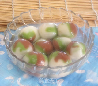 彩色版の【琉璃汤圆】的做法步骤：11